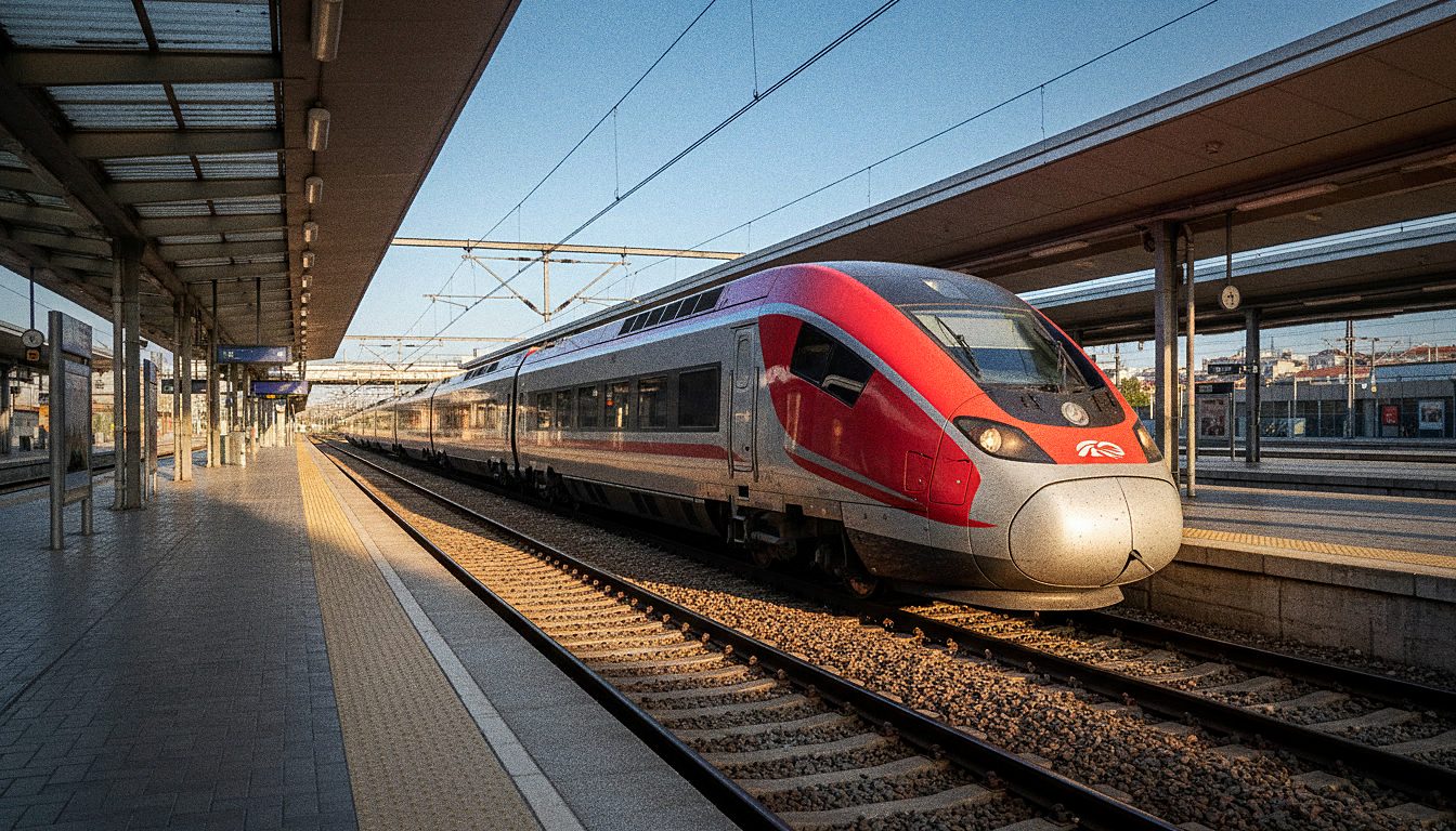 Train Alfa Pendular en gare de Porto Campanhã, Portugal